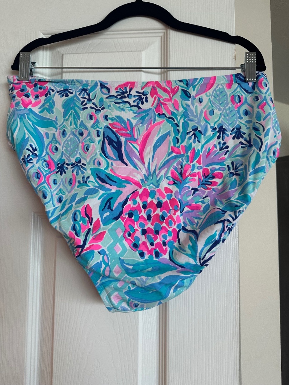 LILLY PULITZER Yarrow High Waisted Bottom "PARTY PRINCESS" Size 16 - Picture 4 of 4